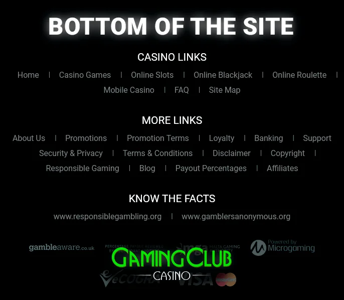 Explore Gaming Club's user-friendly and intuitive site, accommodating all device types. For any inquiries, reach out via the ample support options provided.