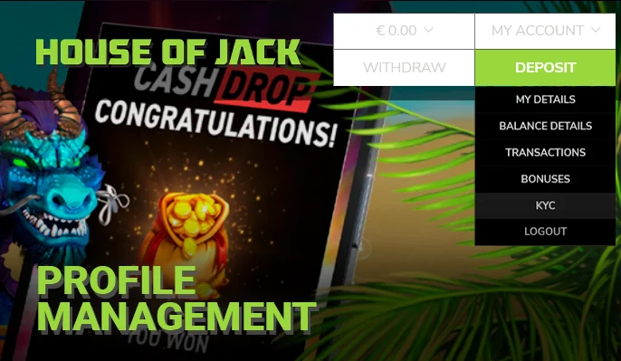 Navigating Your Account at House of Jack Casino