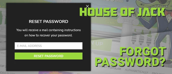 Regaining Access: House of Jack Casino's Password Recovery Essential