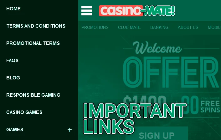 On the CasinoMate homepage for real money players, the spotlight is on bonuses and promo banners, followed by a grid showcasing fresh and trending games. You can filter by Top 20, Video Slots, Blackjack, Roulette, and more, sorting by popularity, alphabetical order, or provider.