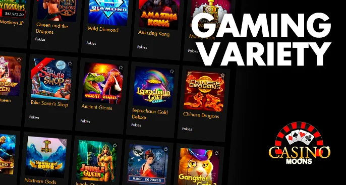 Moons Casino: Exploring the Gambling Section