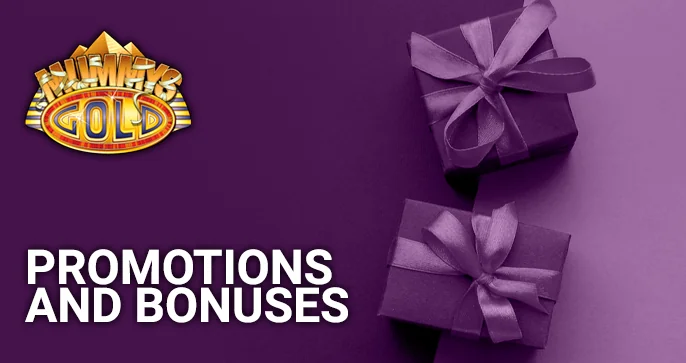 Available Bonuses at Mummy's Gold Casino