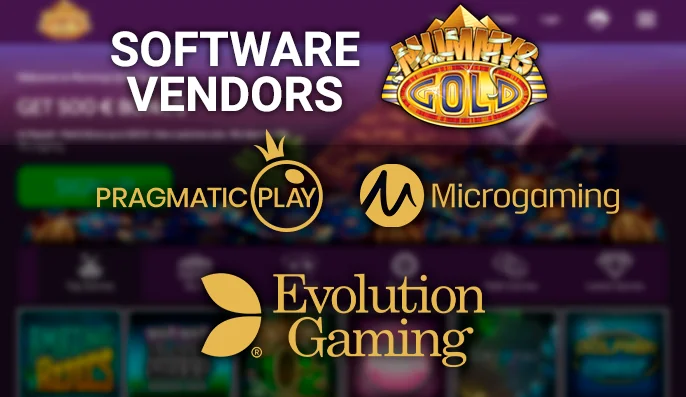 Overview of Software Providers at Mummy's Gold Casino