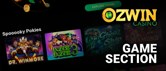 The subsequent section celebrates the latest winners, highlighting the game and prize, accompanied by a proactive green ‘Start winning’ button.