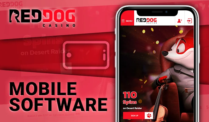 Instructions for accessing Red Dog Casino via mobile devices, allowing gameplay on the go.