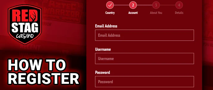 <b>Step 1</b> – Head to Red Stag Casino's homepage;