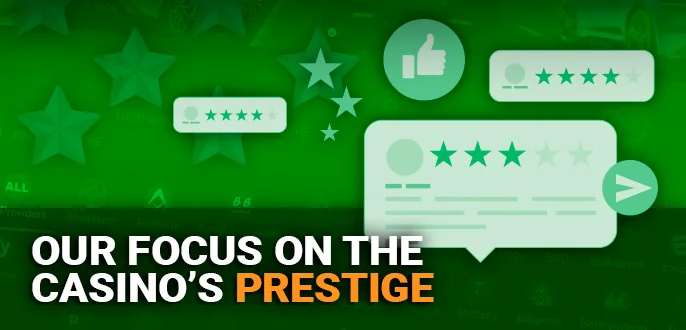 To gauge the true flavor of a gambling platform, before penning our detailed online casino review, we undertake every required step ourselves.
