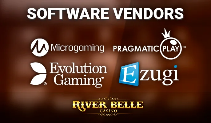 Who powers the games at River Belle Casino