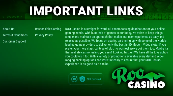 Create your account at Roo Casino Australia to access bonuses, play pokies, and ascend the VIP ladder. We navigated the registration smooth sea for this Roo Casino review; view the step-by-step process below: