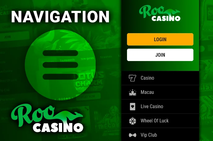 Promotions, Loyalty Rewards, and More Info are lined up on a gray backdrop, providing a drop-down menu under More Info. Clicking breaks it down further into additional white buttons: