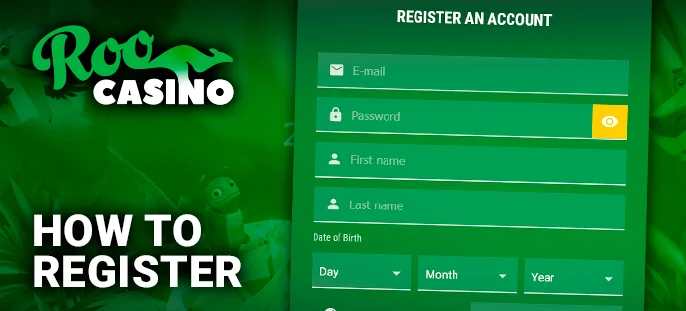 <b>Step 1</b> – Head to Roo Casino's official site.