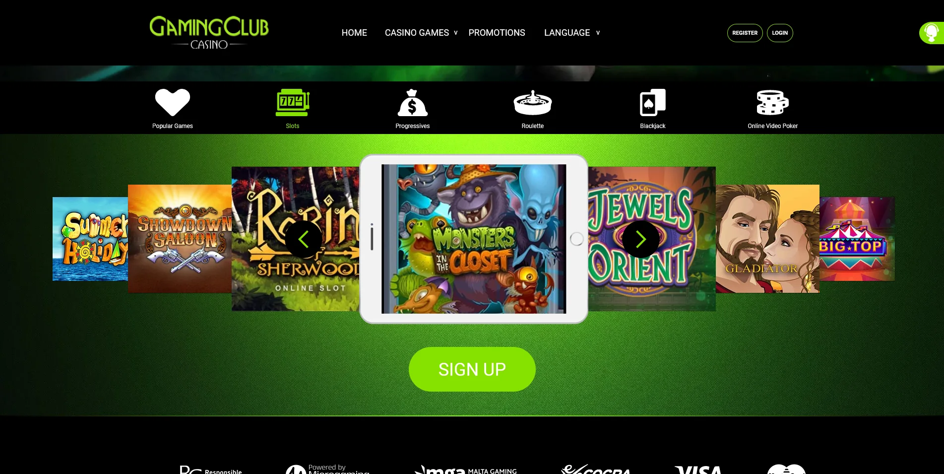 A sneak peek into Gaming Club Casino's gaming division