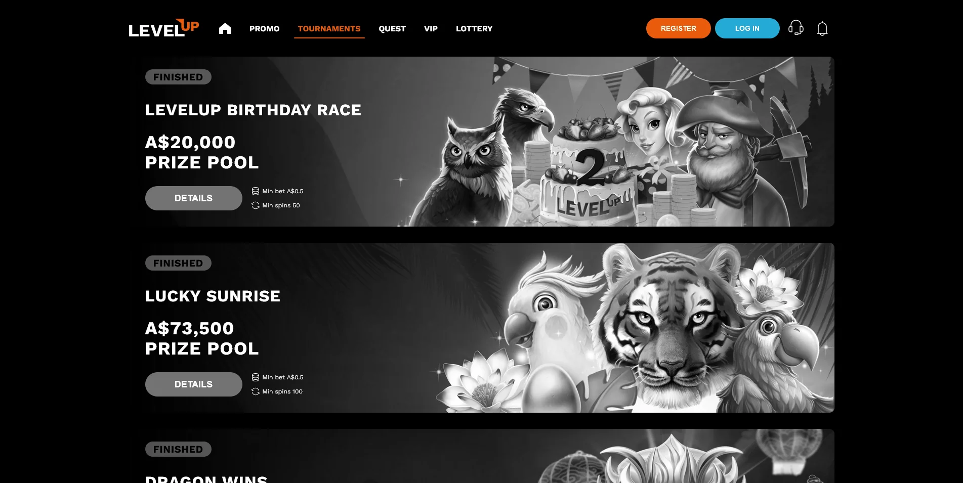 Unveil elite opportunities through a screenshot of the Vip Program Info Page.