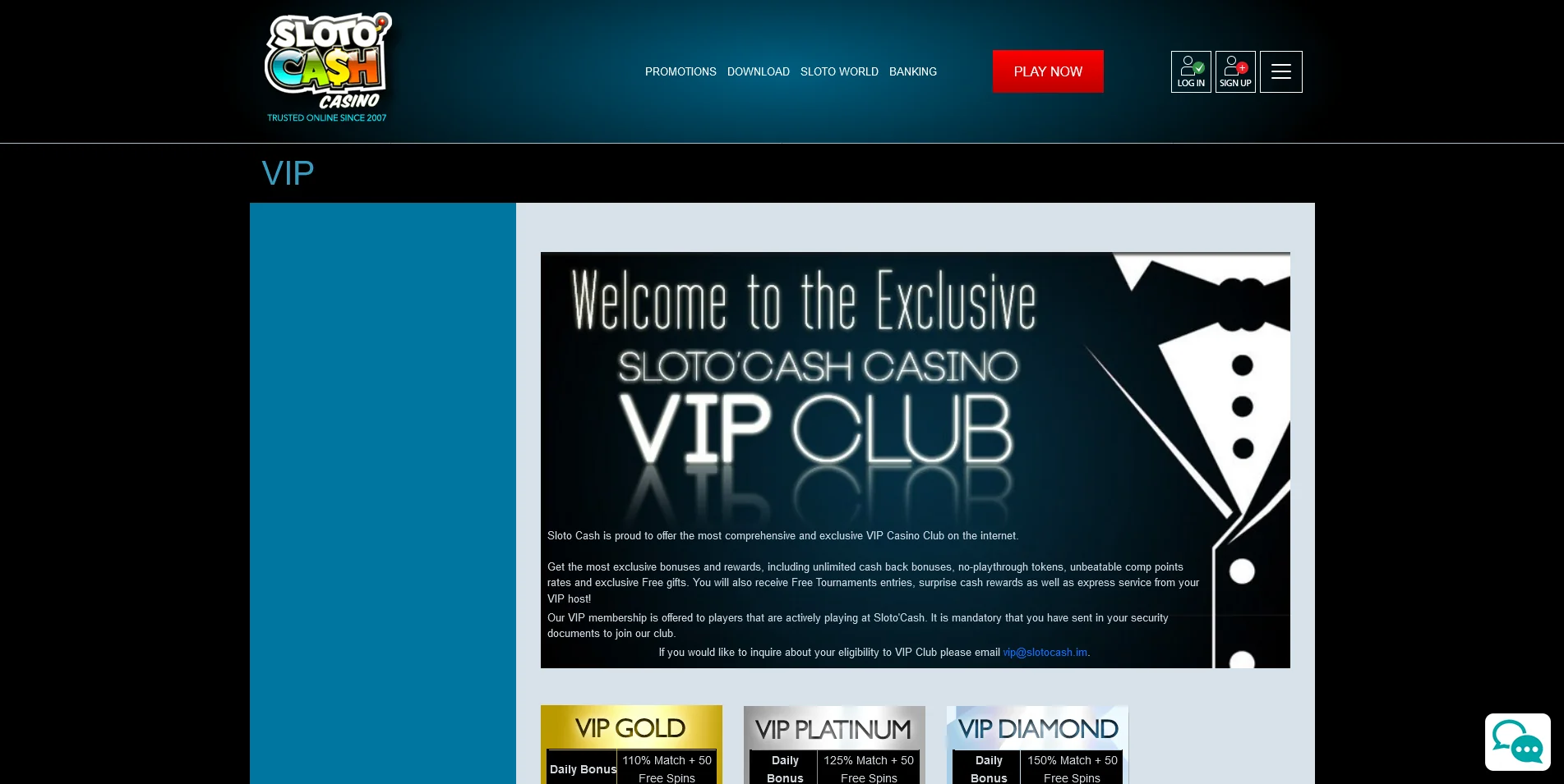 Spotlight on SlotoCash Casino's VIP Information