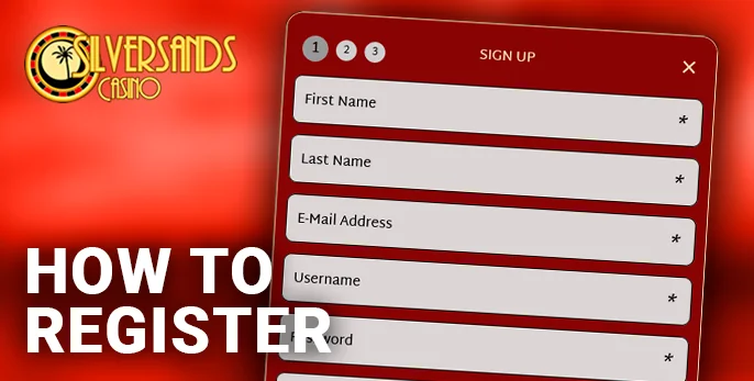 <b>Step 1</b> – Visit SilverSand Casino's main site.