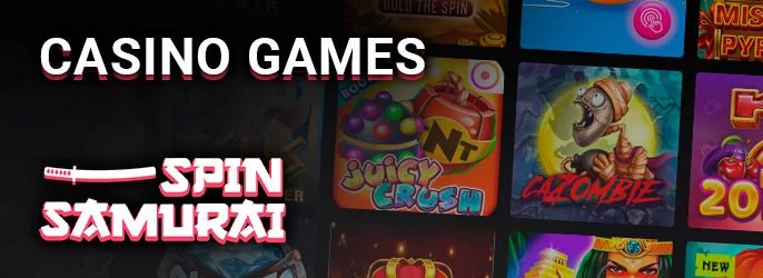 Catalog of Games and Their Categories at Spin Samurai Casino