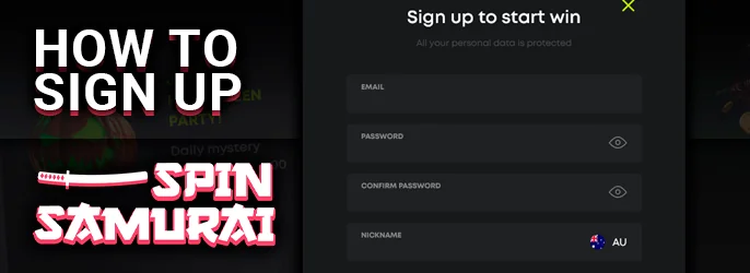Detailed Steps to Complete the Spin Samurai Casino Registration