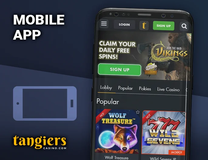Tangiers Casino's mobile solution for Aussie players includes a full site experience on all devices.