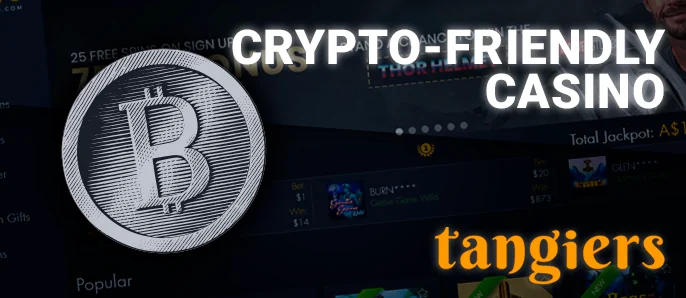 Support for cryptocurrency transactions at Tangiers Casino