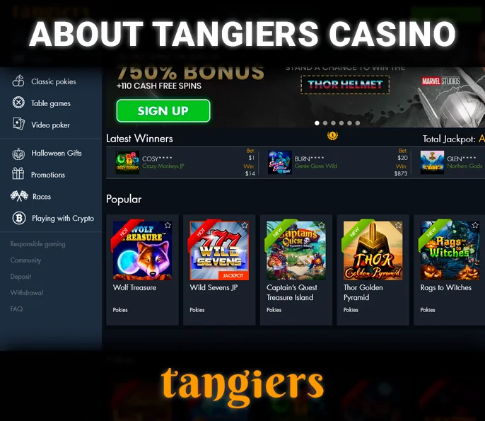Unveiling the Tangiers Casino platform -