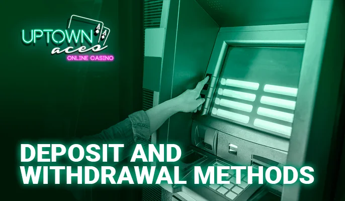 Guide to handling funds at Uptown Aces Casino.
