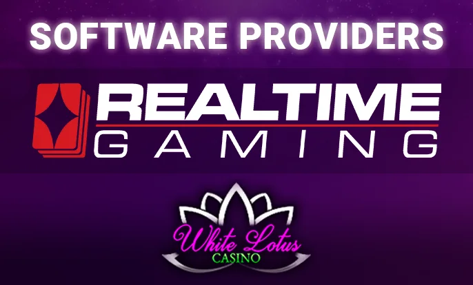 White Lotus Casino and Real Time Gaming: A solid partnership.