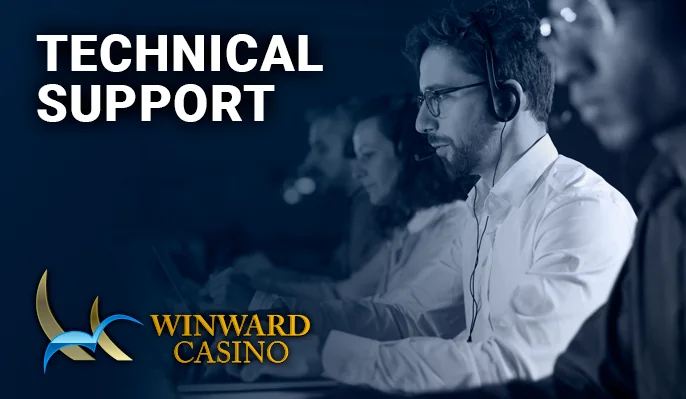 How to reach out to Winward Casino's customer support for assistance.
