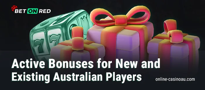 Welcome offer – 100% match up to AU$500 plus 100 gratis spins on your first deposit; AU$30 minimum required; 40x wagering condition;