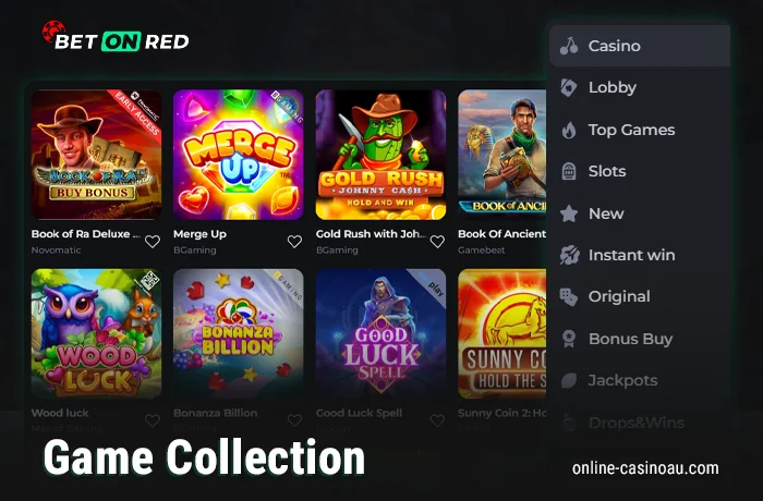 Live casino games at BetOnRed are diverse, albeit in short supply for Australians. While delving into this area, players encounter classic varieties like Roulette, Blackjack, and Speed Baccarat. An expanded roster would enrich player experience and offer a more engaging live dealer game selection.