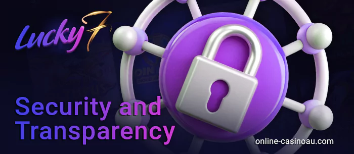 Security of Australian Players at Lucky7even Casino