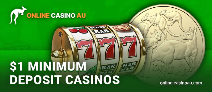 Deposit Just One Aussie Dollar at Online Casinos