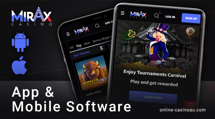 Mobile Gaming at Mirax Casino