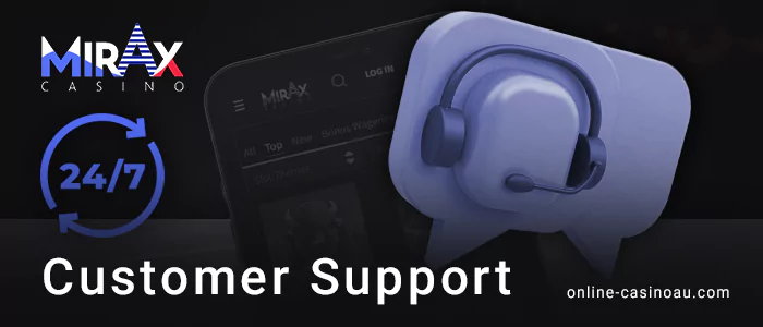 Player Support at Mirax Casino: Contact Methods