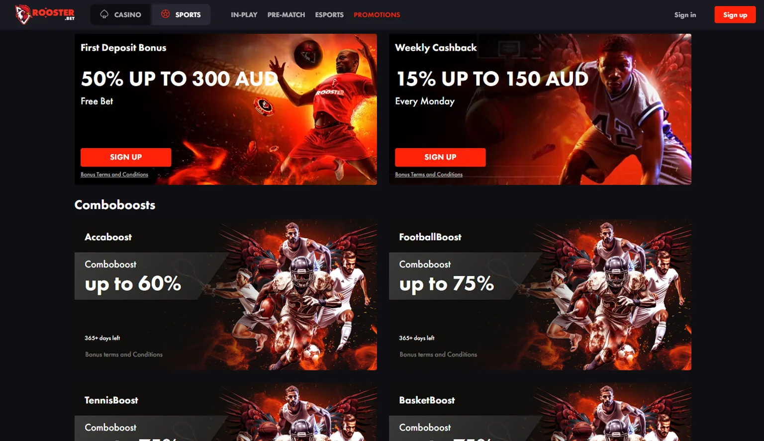 Tailor your experience with Rooster Bet’s loyalty program offerings.