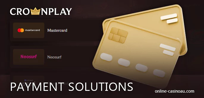 What payment methods are in place for Aussies at Crownplay Casino?