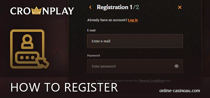 Guidelines for Open an Account at Crownplay Casino