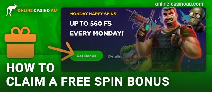Guidance on acquiring a free spin bonus at an Aussie online casino