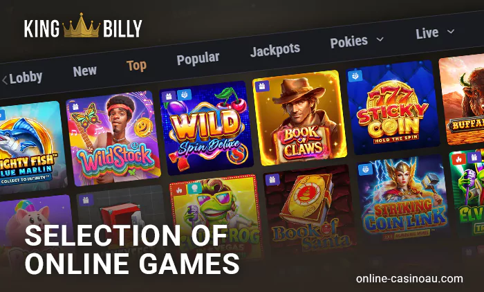 Exploring the vast array of game categories at King Billy—from slots to roulette and beyond.