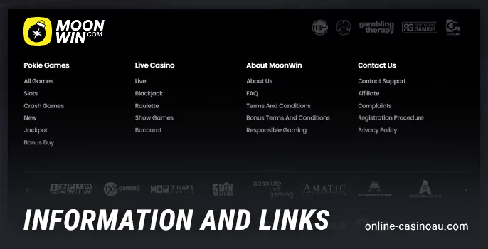 Follow these steps to sign up at Moonwin.