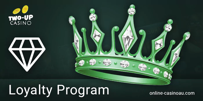 Understanding the loyalty program at Two Up Casino.