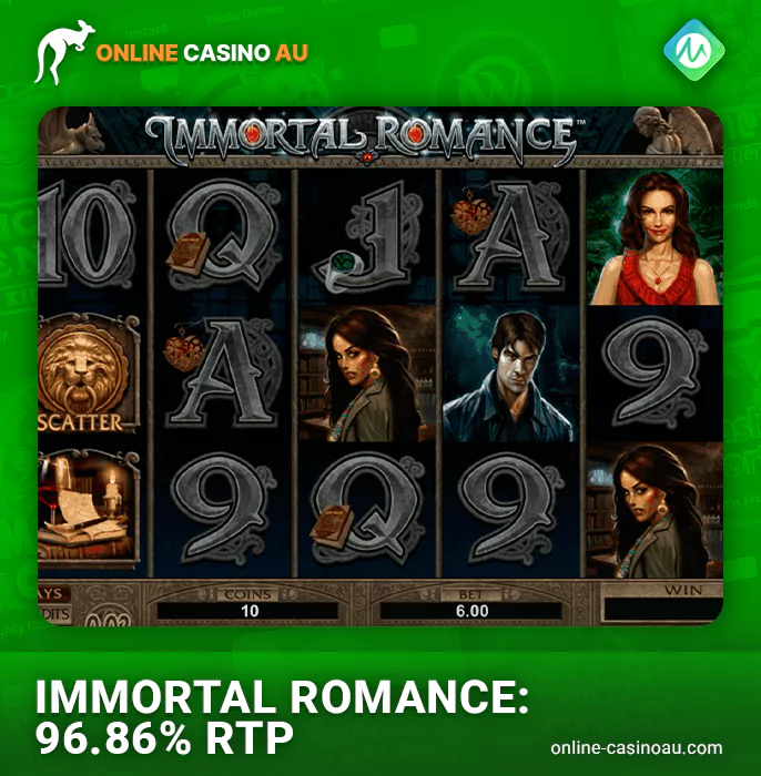 Immortal Romance Slot at Microgaming Software Online Casinos