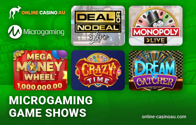 Game Show Experiences by Microgaming at Online Casinos