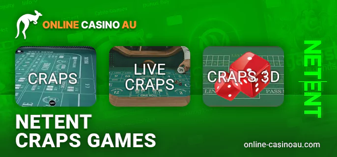 NetEnt craps offerings for Aussie online casino enthusiasts