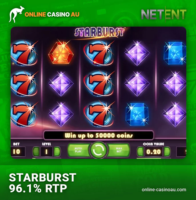 Онлайн покер Starburst от NetEnt