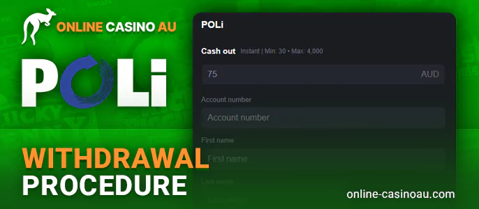 Pick the amount you wish to withdraw, ensuring it aligns with any applicable limits.