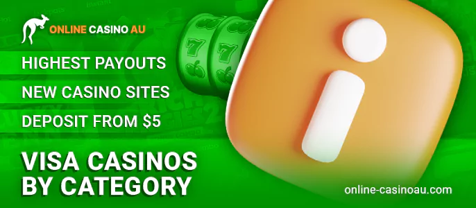 High-earning Visa casinos online