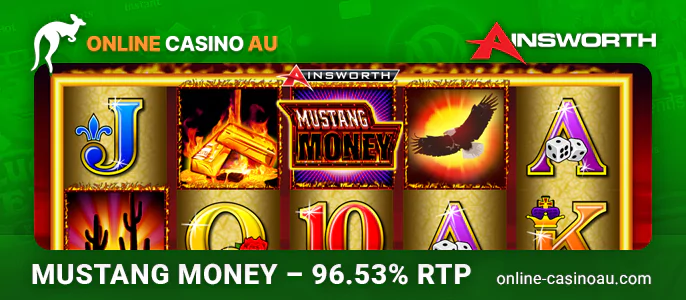Mustang Money Online Pokie from Ainsworth