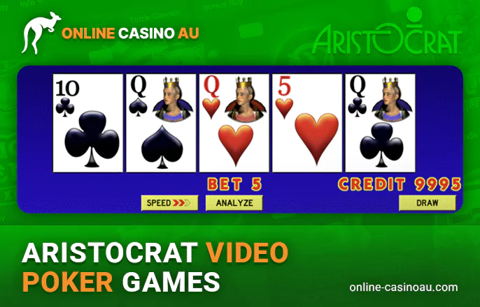 Engage in Video Poker with Aristocrat