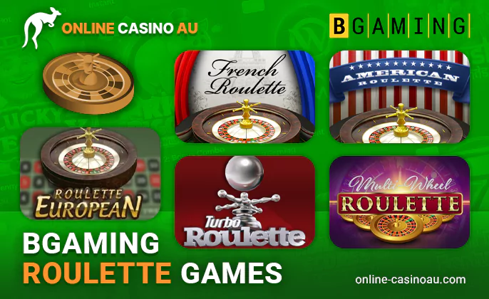 Participate in BGaming roulette games at online casinos.