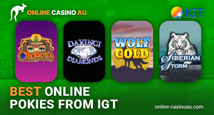 The Top Five Pokies from IGTech at Online Casinos